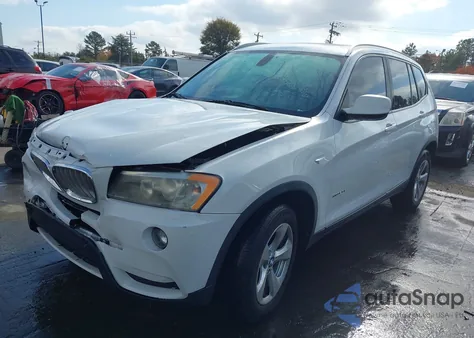 2011 BMW X3 xDrive28I z USA, uszkodzony, nr VIN 5UXWX5C54BL702624